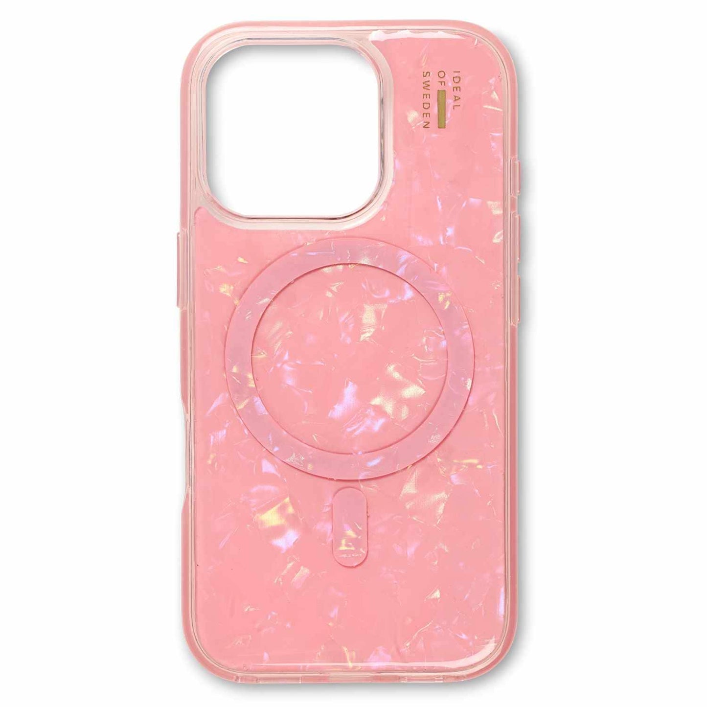 Coque nacrée MagSafe rose pour iPhone 16 Pro Max de Ideal of Sweden