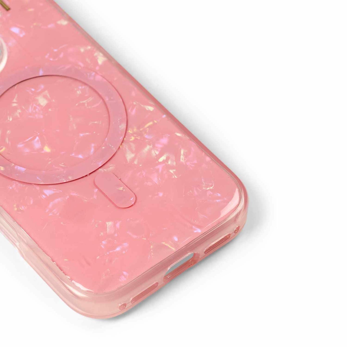 Coque nacrée MagSafe rose pour iPhone 16 Pro Max de Ideal of Sweden