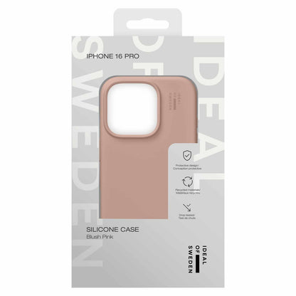 Coque en silicone MagSafe rose poudré de Ideal of Sweden pour iPhone 16 Pro