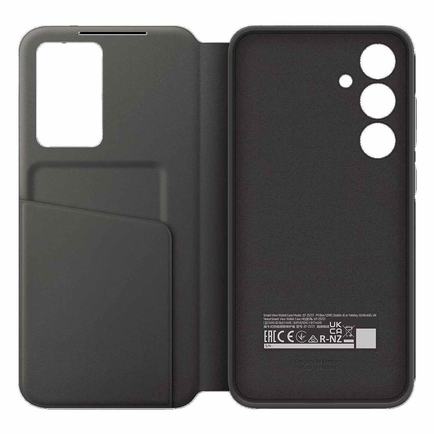 Samsung Smart View Wallet Case Black for Samsung Galaxy S24 FE