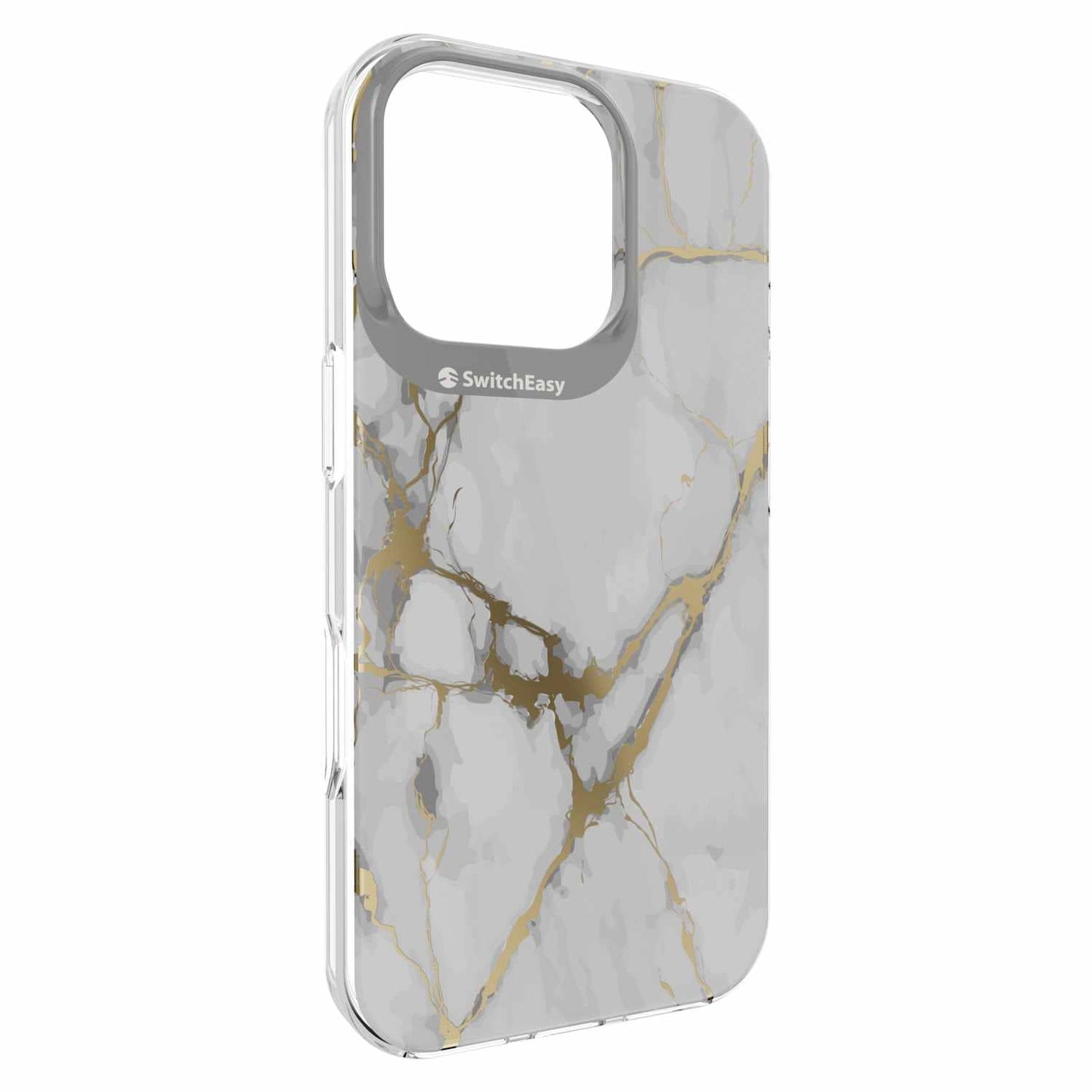 Coque SwitchEasy Artist 3D Marbre Blanc pour iPhone 16 Pro