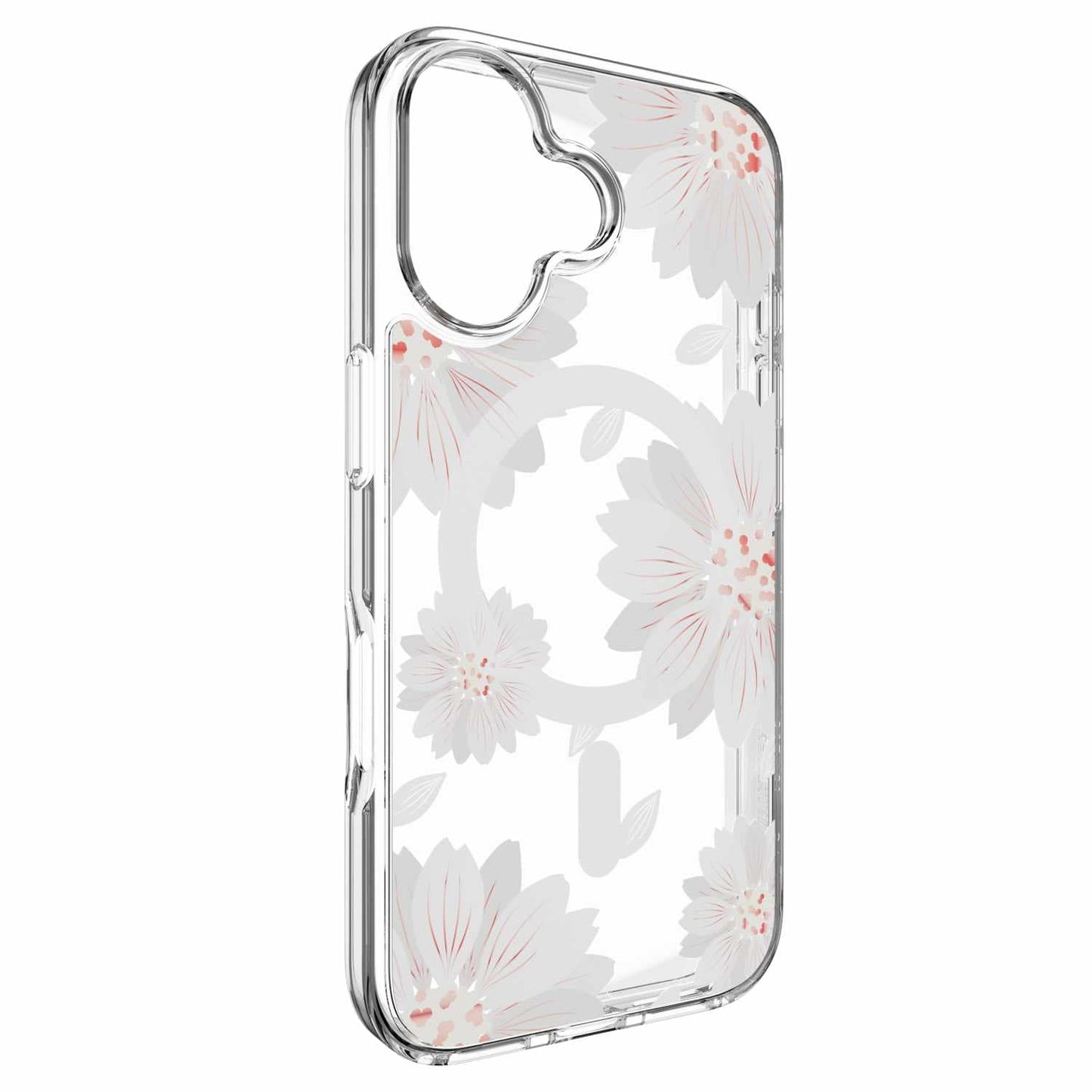 SwitchEasy Style MagSafe Case White Flower for iPhone 16