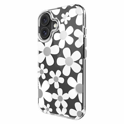 SwitchEasy Fleur 3D Case White for iPhone 16 Plus