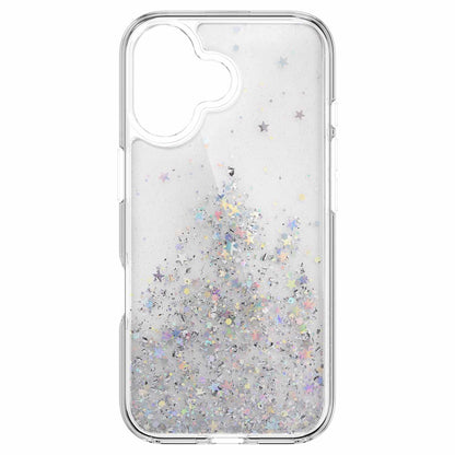 SwitchEasy Starfield 3D Glitter Case Transparent for iPhone 16