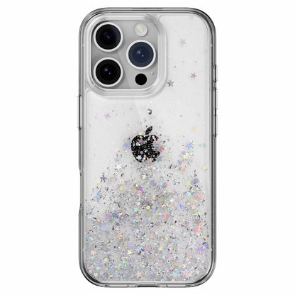 SwitchEasy Starfield 3D Glitter Case Transparent for iPhone 16 Pro