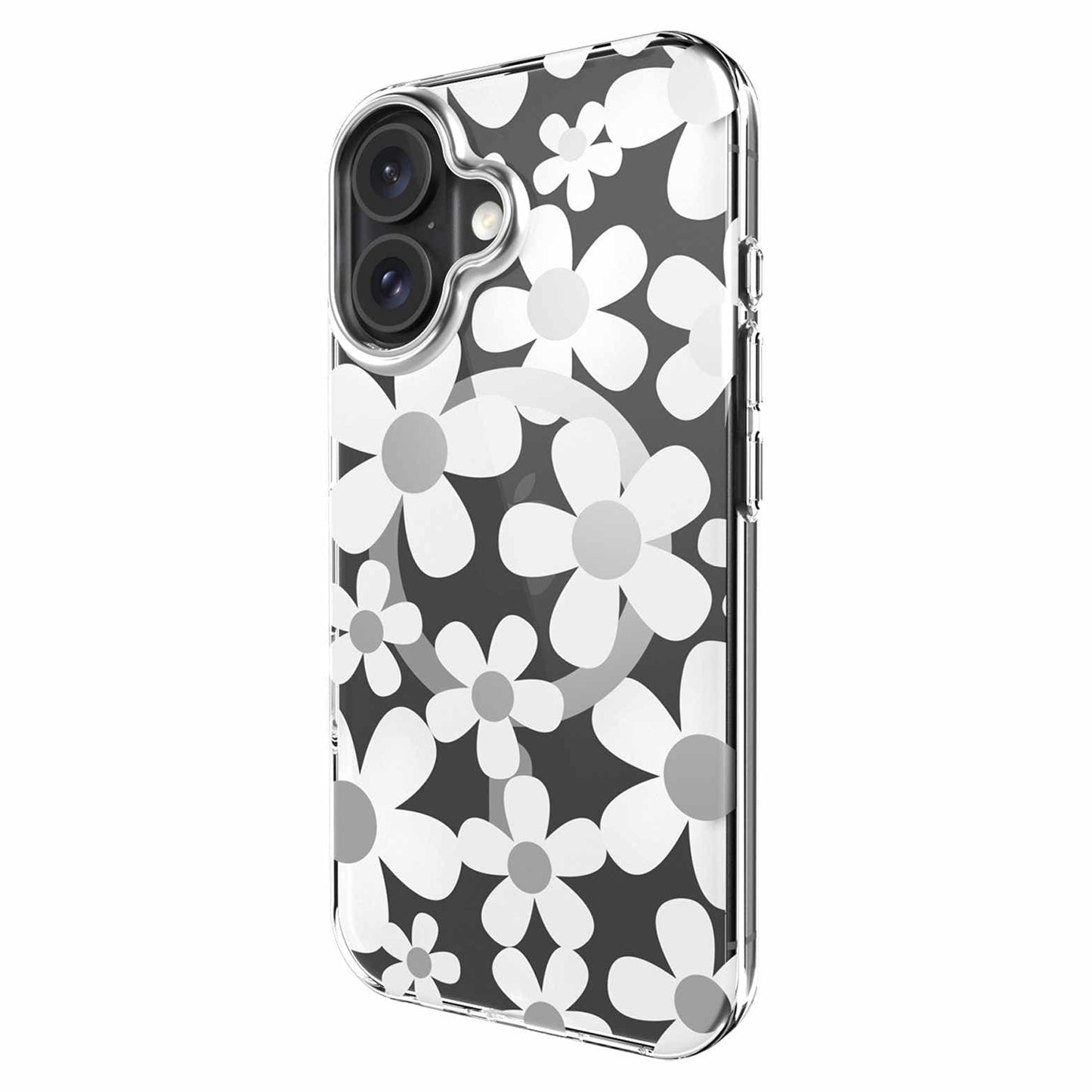 SwitchEasy Fleur 3D MagSafe Case White for iPhone 16