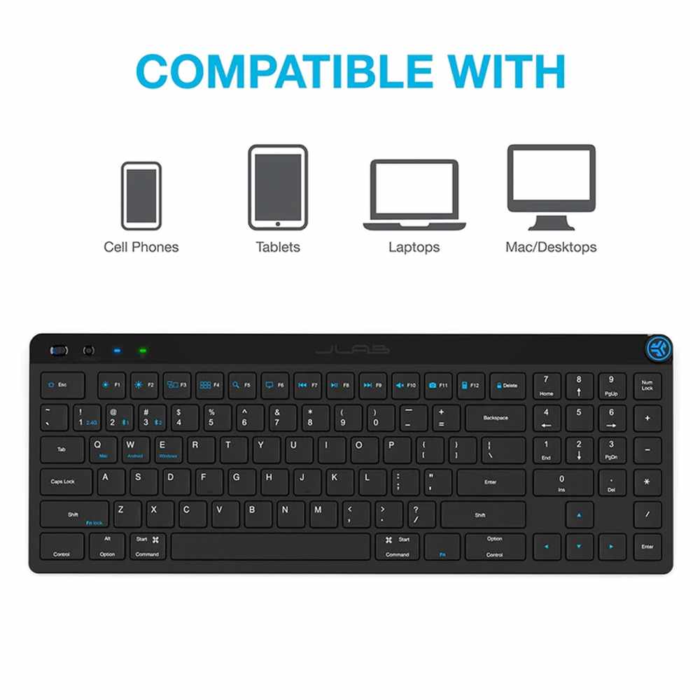 JLab JBuds Keyboard Wireless Black