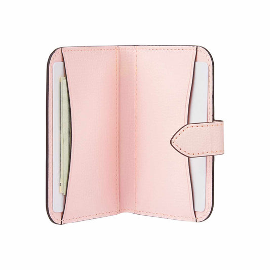 Portefeuille magnétique Kate Spade Morgan rose craie