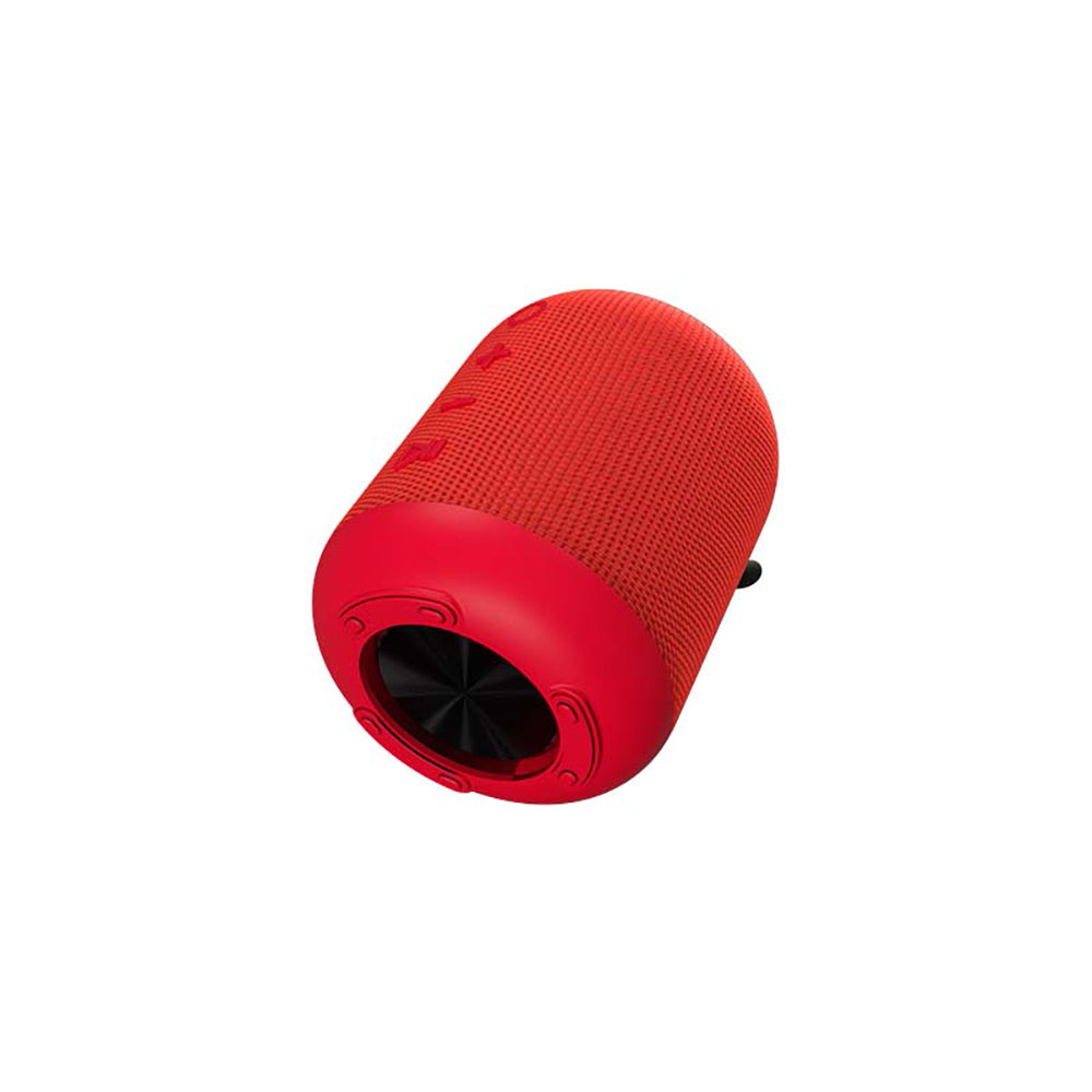 Klipxtreme Speaker Bluetooth 5.0 Titan 12W (2x 6W) TWS IPX7 Waterproof 17Hr Playback - Microphone - Red