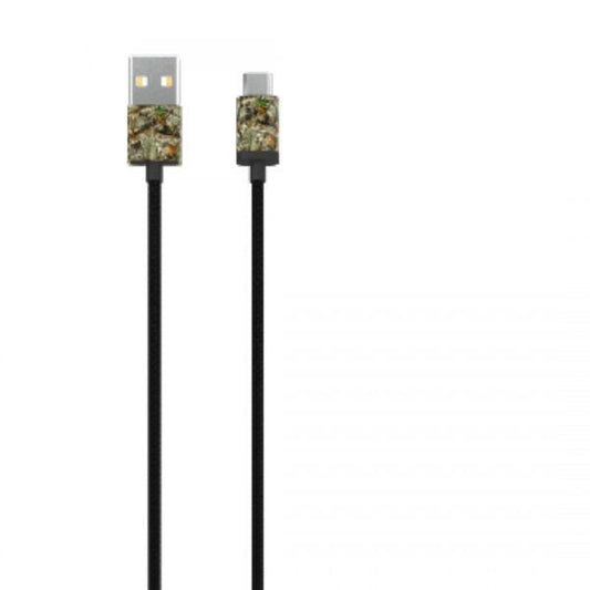 REALTREE EDGE CHARGE & SYNC USB-C – USB-A CABLE 3FT CAMO PRINT