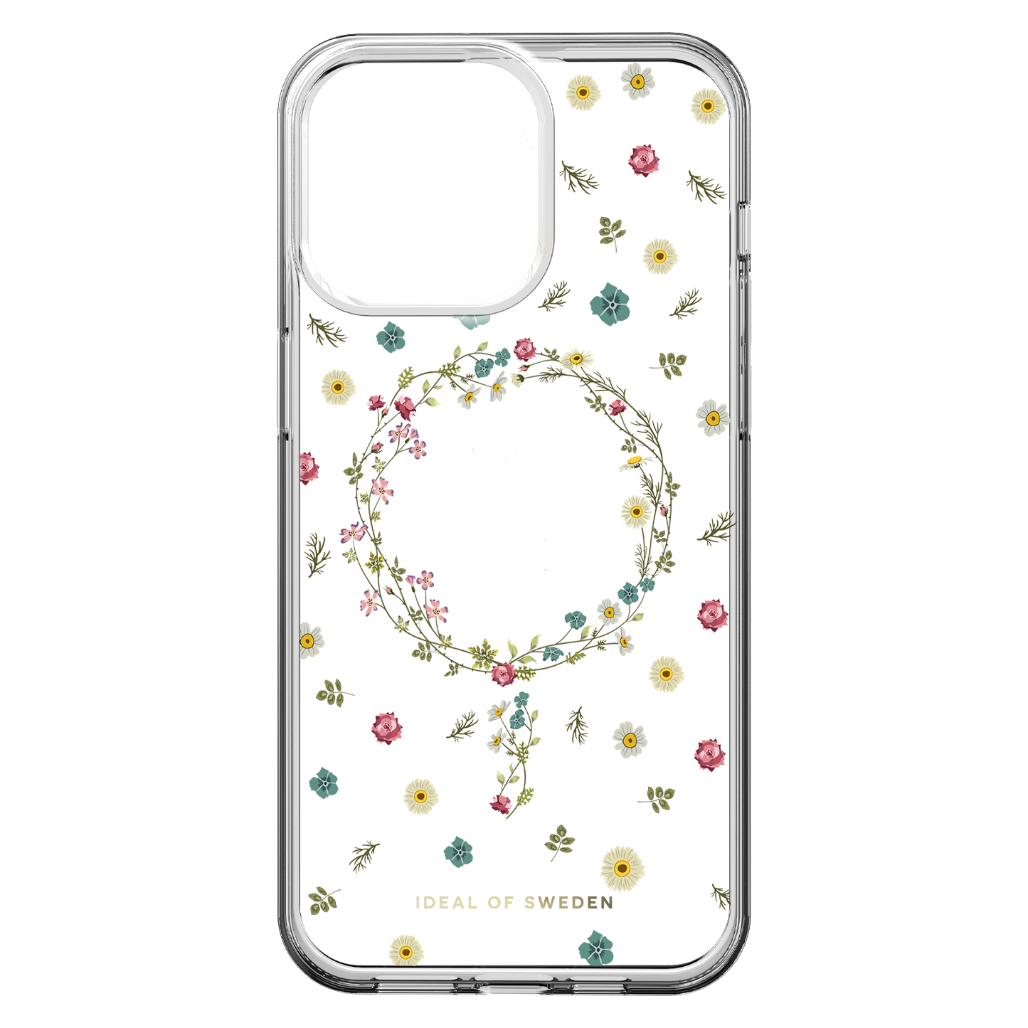 Ideal of Sweden Clear Mid MagSafe Case Petite Floral for iPhone 15 Pro Max