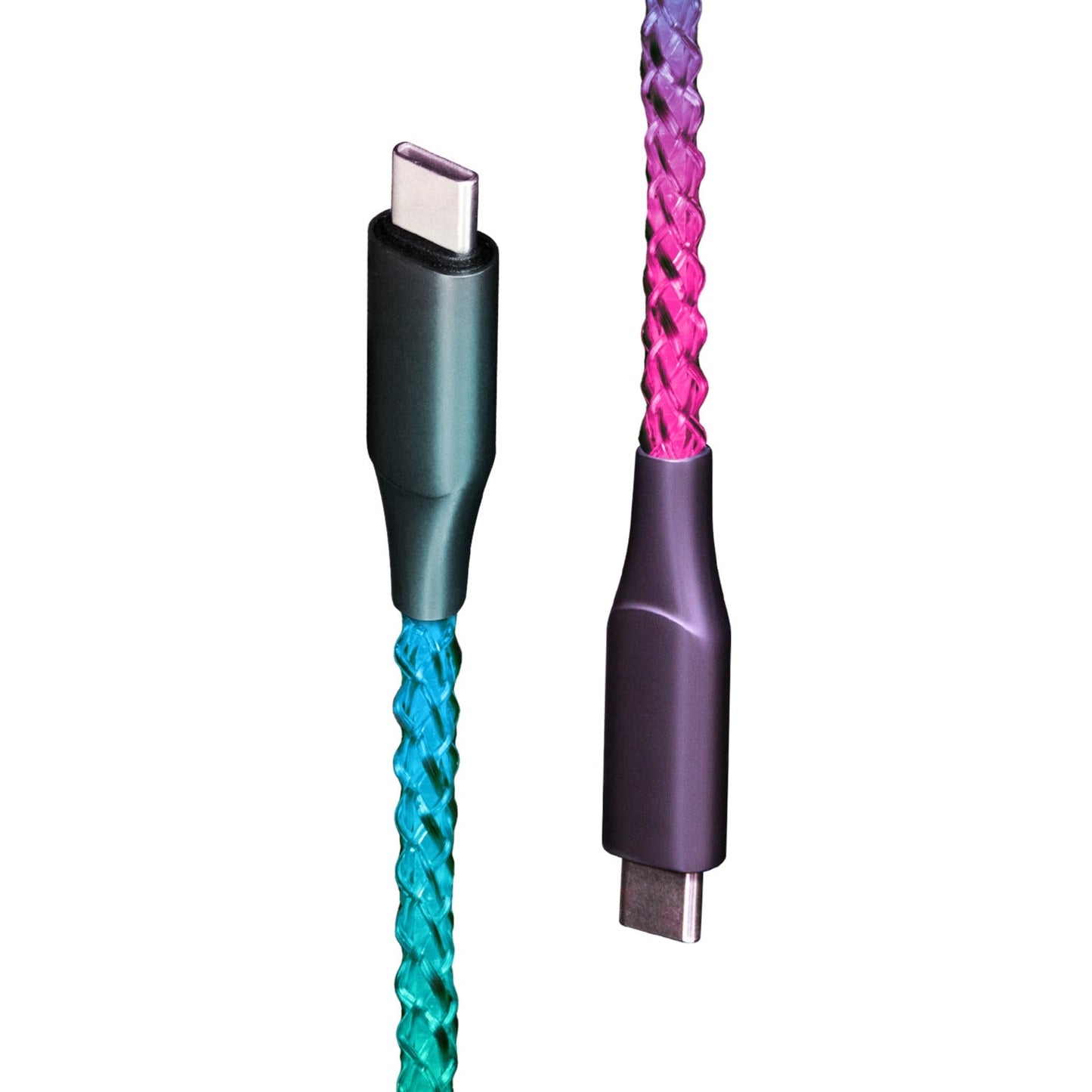 Helix/Retrak Lucid Charge LED USB-C Cable Multi-Color