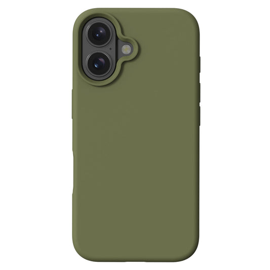 Coque en silicone Blu Element avec MagSafe Olive pour iPhone 16