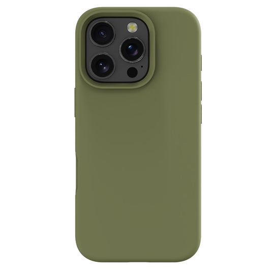 Coque Blu Element Silicone avec MagSafe Olive pour iPhone 16 Pro Max