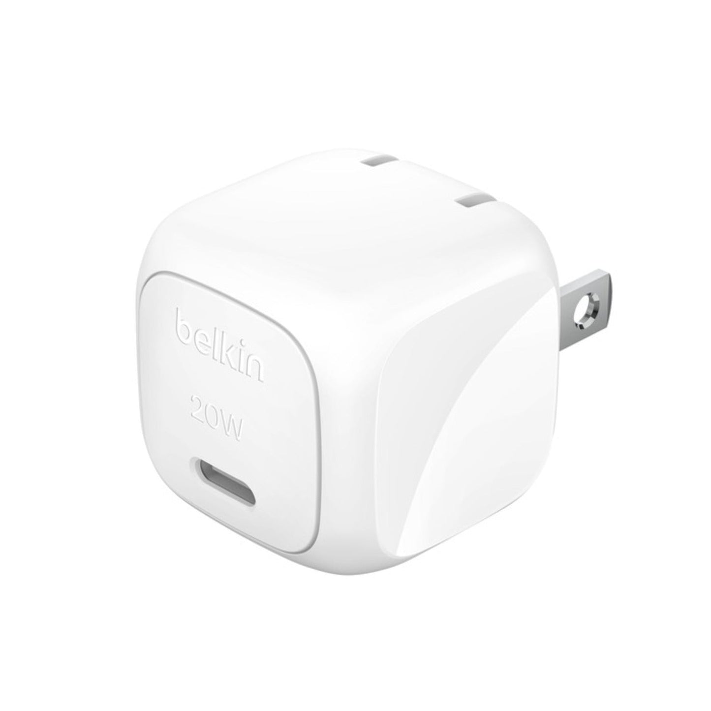 Belkin 20W USB-C Cube Wall Charger With PPS White