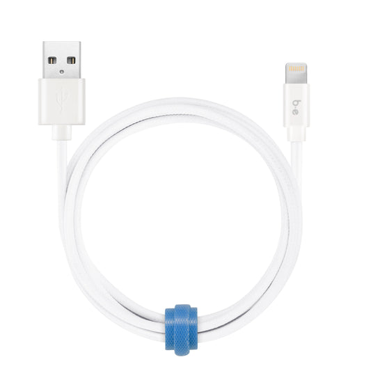 Blu Element Braided Charge/Sync Lightning to USB-A 6ft White