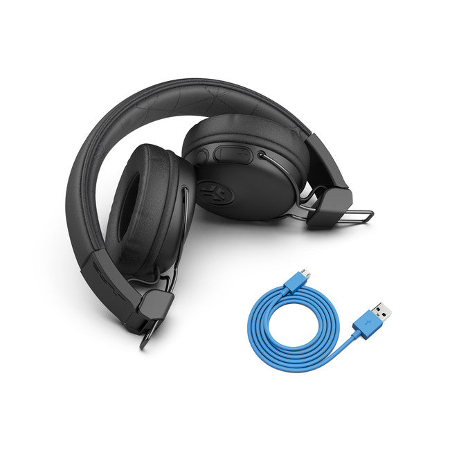 JLab Audio - Casque supra-auriculaire sans fil Bluetooth Studio Noir