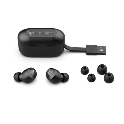 JLab Audio - Go Air Pop True Wireless Headphones Black