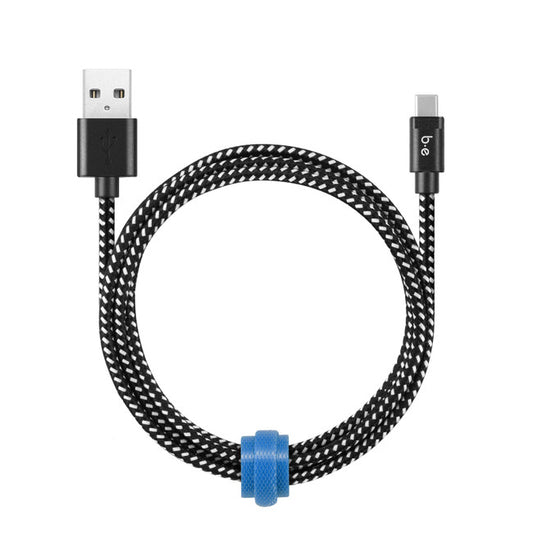 Câble tressé USB-C de charge/synchronisation 4 pieds Zebra