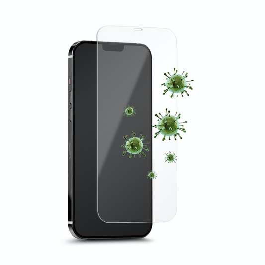 Blu Element - Protecteur d'écran en verre antimicrobien pour iPhone 12/12 Pro