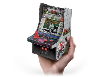 My Arcade Bad Dudes Micro Player - Mini armoire de machine d'arcade rétro de 6,75 pouces 