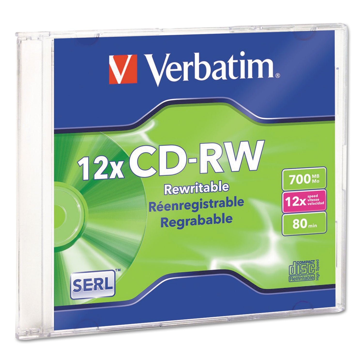 Verbatim CD-RW 1pk - GekkoTech