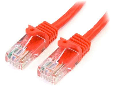 6FT RED CAT5E SNAGLESS UTP PATCH CABLE
